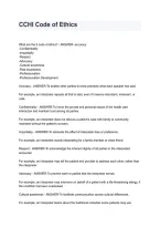 CCHI Code of Ethics &vert; Study Guide & Exam Review 2026&sol;2027