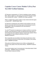 Captains Career Course Module 5 Post Test &vert; Verified Solutions & Exam Review 2026&sol;2027