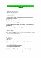 Clini Neuroscience Exam Study Guide 2 &vert; Correct Answers Included