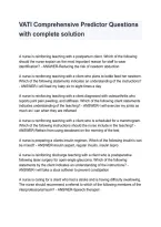 VATI Comprehensive Predictor &vert; Practice Questions & Complete Solutions 2026&sol;2027