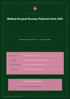 Test Bank for Medical Surgical Nursing Flashcard Deck - Graded A&plus; Solutions