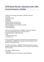 ATCN Exam Review &vert; Practice Questions & Verified Answers 2026&sol;2027
