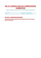 BIO 101 Exam 4 Genetics And Gene Regulation Questions And Correct Answers &lpar;Verified Answers&rpar; 2026&sol;2027 Q&A &vert; Instant Download PDF