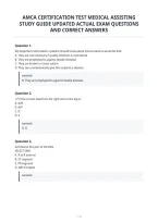Amca Certification Test Medical Assisting Study Guide Updated Actual Exam Questions And Correct Answers