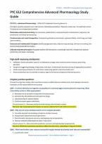 PYC 612 Advanced Pharmacology &lpar;PDF&rpar; &vert; 2026&ndash;2027 &vert; Comprehensive Exam Review &vert; FNP Nursing