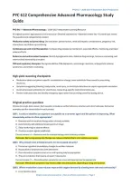 PYC 612 Advanced Pharmacology &lpar;PDF&rpar; &vert; 2026&ndash;2027 &vert; Comprehensive Exam Review &vert; FNP Nursing