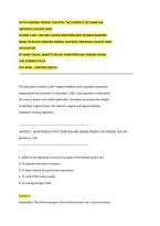 SOUTH-WESTERN FEDERAL TAXATION&colon; THE COMPLETE TEST BANK FOR&NewLine;INDIVIDUAL INCOME TAXES&NewLine;MASTER 1&comma;000&plus; MULTIPLE-CHOICE QUESTIONS WITH DETAILED ANSWERS&NewLine;BASED ON SOUTH-WESTERN FEDERAL TAXATION&colon; INDIVIDUAL INCOME TAXES&NewLine;48TH EDITION&NewLine;BY JAMES YOUNG&comma; ANNETTE NEL