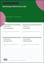 Test Bank for Microbiology Flashcard Deck - Graded A&plus; Solutions