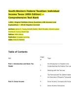South-Western Federal Taxation&colon; Individual Income Taxes &lpar;48th Edition&rpar; &mdash; Comprehensive Test Bank&NewLine;1&comma;000&plus; Original Multiple-Choice Questions with Answers and Explanations &mdash; All 20 Chapters Covered&NewLine;Authors&colon; James C&period; Young&comma; Annette Nellen&comma; Mark Persellin&comma; S