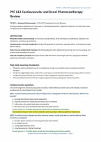 PYC 612 Advanced Pharmacology&colon; Cardiovascular & Renal Pharmacotherapy Study Guide &lpar;PDF&rpar; &vert; 2026&ndash;2027 &vert; Indiana Wesleyan University