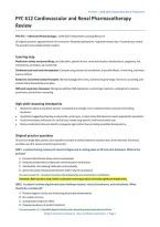 PYC 612 Advanced Pharmacology&colon; Cardiovascular & Renal Pharmacotherapy Study Guide &lpar;PDF&rpar; &vert; 2026&ndash;2027 &vert; Indiana Wesleyan University