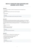 Mru14&period;4 Bundling Exam Questions And Answers Latest Update
