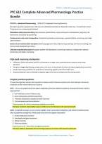 PYC 612 Advanced Pharmacology&colon; Complete Study & Practice Bundle &lpar;PDF&rpar; &vert; 2026&ndash;2027 &vert; Indiana Wesleyan University