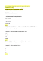 Test Bank&colon; General&comma; Organic&comma; And Biological Chemistry&comma; 6Th Edition&NewLine;Author&colon; Janice G&period; Smith&NewLine;Complete Chapter Exam Questions And Answers&NewLine;&NewLine;
