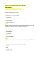 Test Bank&colon; Financial Accounting Fundamentals&comma; 8Th Edition&NewLine;Author&colon; John J&period; Wild&NewLine;Complete Chapter Exam Questions And Answers&NewLine;