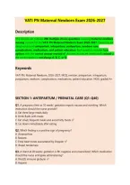 VATi PN Maternal Newborn Exam 2026 Comprehensive Study Guide&colon; Practical Nursing Maternal and Newborn Care&comma; Practice Questions&comma; and Answers