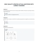 Mssc Quality Updated Actual Questions With Correct Answers