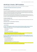 NR 449 Evidence-Based Practice&colon; Quiz 1 EBP Foundations &ndash; 120 Practice Questions &lpar;PDF&rpar; &vert; 2026&ndash;2027 &vert; Chamberlain University