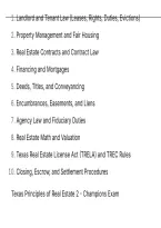 Texas Principles Of Real Estate 2 - Champions Exam Questions And Correct Verified Solutions Latest Update This Year- Just Released&period;pdf&NewLine;&NewLine;