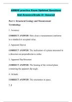 ASBOG practice Exam Updated Questions &NewLine;And Answers&sol;Grade A&plus; Assured 