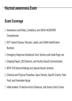 Hazmat Awareness Exam Questions And Correct Verified Solutions Latest Update This Year- Just Released&period;pdf&NewLine;&NewLine;