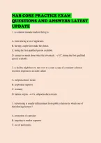 Nab Core Practice Exam Questions And Answers Latest Update