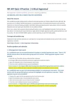 NR 449 Evidence-Based Practice&colon; Quiz 4 Critical Appraisal &ndash; 120 Practice Questions &lpar;PDF&rpar; &vert; 2026&ndash;2027 &vert; Chamberlain University