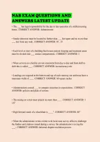 Nab Exam Questions And Answers Latest Update