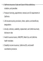 Ca Life & Health With Ethics & Code Terms Exam Questions And Correct Verified Solutions Latest Update This Year- Just Released&period;pdf&NewLine;&NewLine;
