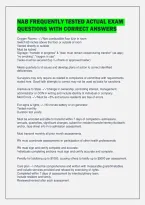 Nab Frequently Tested Actual Exam Questions With Correct Answers