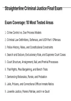 Straighterline Criminal Justice Final Exam Questions And Correct Verified Solutions Latest Update This Year- Just Released&period;pdf&NewLine;&NewLine;