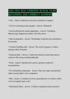Nafi Cfei Test Updated Actual Exam Questions And Correct Answers