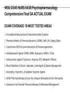 Wgu D345 Nurs 6438 Psychopharmacology Comprehensive Final Oa Exam Questions And Correct Verified Solutions Latest Update This Year- Just Released&period;pdf&NewLine;&NewLine;