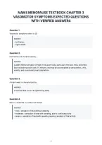 Nams Menopause Textbook Chapter 3 Vasomotor Symptoms Expected Questions With Verified Answers
