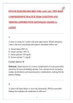 Evolve Elsevier Hesi Med Surg 2026&sol; 2027 Test Bank  Comprehensive Practice Exam Questions And  Verified Answers With Rationales Graded A&plus;  Latest