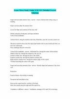 NUR 216 Exam 3 Verified Latest Update
