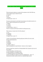 NU 650 Exam 3 100 Correct Answers Verified A Graded