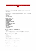 NUR 185 Final Exam Questions and Answers All Correct Complete Questions and Verified Answers