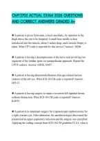 Cmy3702 Actual Exam 2026 Questions&NewLine;And Correct Answers Graded A&plus;