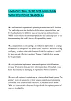 Cmy3702 Final Paper 2026 Questions&NewLine;With Solutions Graded A&plus;