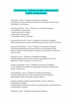 NUR 155 Exam 1 2026 Full and Revised Study Guide Verified Questions with 100 Correct Answers Graded A