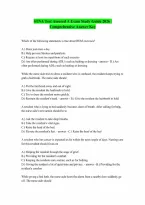 STNA Test Questions And Answers 2026 100Correct Assured A Exam with correct Answers