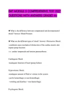 Emt Module 5 Comprehensive Test 2027&NewLine;Questions With Answers Graded A&plus;