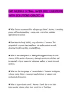 Emt Module 5 Final Paper 2027 Questions&NewLine;With Solutions Graded A&plus;
