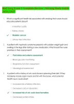 Med-Surg Exam 2 Complete Review &vert; Nursing Study Guide &NewLine;2026&sol;2027