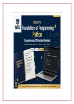WGU E010 Foundations of Programming &lpar;Python&rpar; &vert; Comprehensive OA Practice Workbook &vert; Questions&comma; Coding Exercises&comma; Answers & Explanations &vert; 2026&sol;2027 Updated