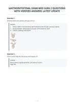 Gastrointestinal Exam Med Surg 2 Questions&NewLine;With Verified Answers Latest Update&NewLine;