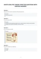 Davita Dialysis Theory Expected Questions With&NewLine;Verified Answers