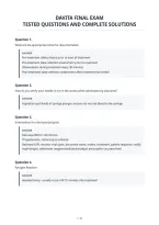 Davita Final Exam&NewLine;Tested Questions And Complete Solutions&NewLine;
