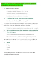 BIO 150 Final Exam Questions With Accurate Answers &NewLine;100&percnt; Guarantee Pass 2026&sol;2027